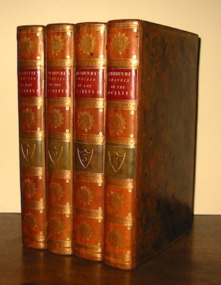 Henry (1743-1803) Swinburne Travels in the two Sicilies... in the years 1777, 1778, 1779, and 1780. The second edition. In four volumes. Vol. I (... Vol. IV) 1790 London printed by J. Nichols, for T. Cadell, and P. Elmsly, in the Strand